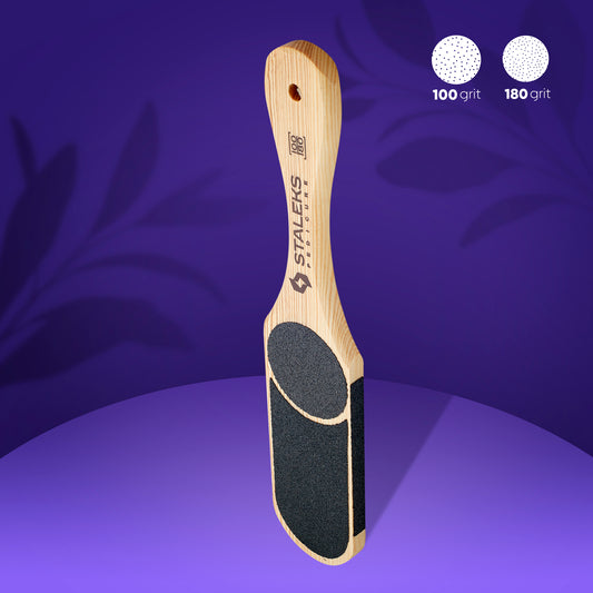 Wooden foot file BEAUTY & CARE 10 TYPE 1 100/180 grit